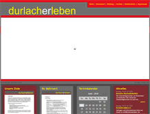 Tablet Screenshot of durlacherleben.de